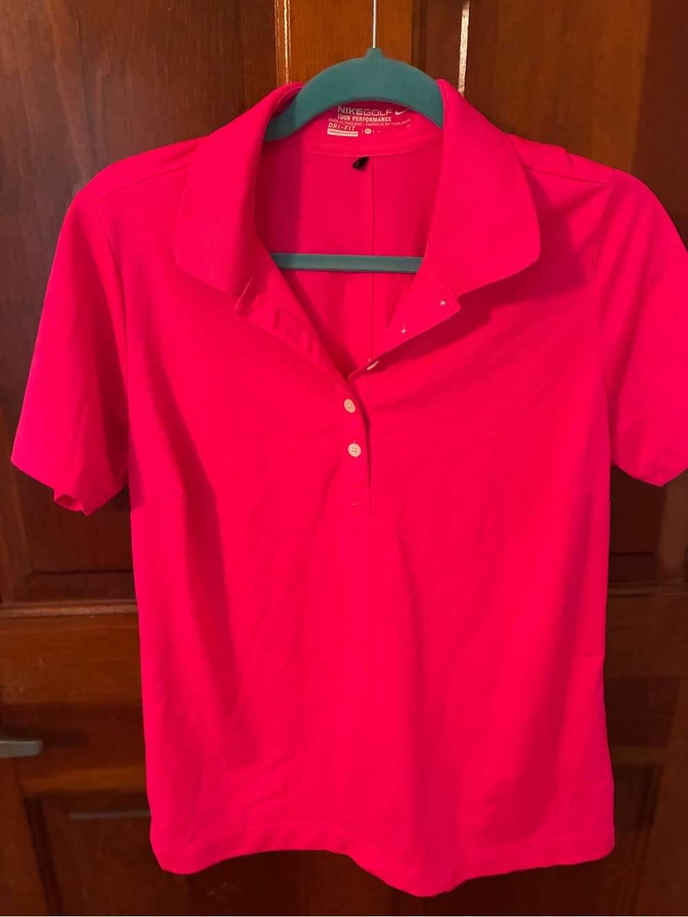 Nike Golf Tour Performance Dri-FIT women's polo shirt, hot pink